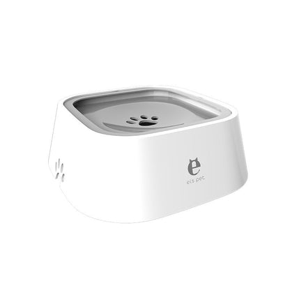 Whitedrop Pet Bowl Anti-Splash Water (Blue) - 35 oz, Cat, Plastic