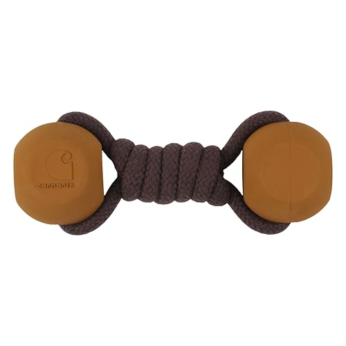 Carhartt Pet Training Tools, Rugged Dog Tool for Tug, Fetch and Play, Rope Bone (Carhartt Brown) - color: Rope Bone (Carhartt Brown)