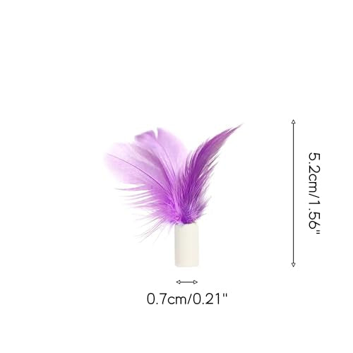 Feather Replacement for Cat Toys - size: 9