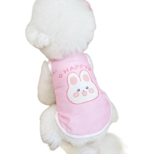 Dog Cooling Tank Top for Summer - Breathable Mesh Small Dog Cooling Clothes, Lightweight Pet Shirt for Outdoor Walking & Heatstroke Preventio - color: Pink, size: X-Large