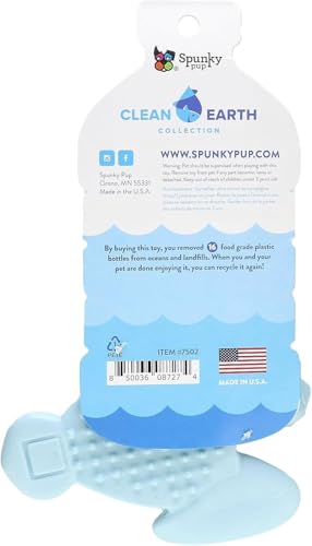 Spunky pup Clean Earth Heavy Duty Dog Chew Toys for Aggressive Chewers - Recycled, Made in USA, Turtle - style: Turtle