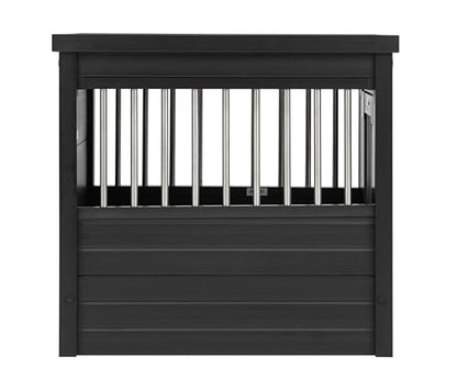 New Age Pet ecoFlex Pet Crate/End Table, Espresso, Small - color: Black, size: 23.8"L x 18.2"W x 22.2"H