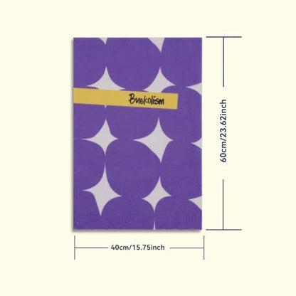 Wall Cat Scratcher for Indoor Cats - Reusable & Damage-Free Wall-Mounted Fabric Scratching, DIY for Furniture and Wall Protection (15.75''x23.62'', Purple Polka Dots) - color: 4.Purple Polka Dots
