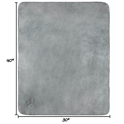 Waterproof Pet Blanket - 30x40-Inch Reversible Sherpa Fleece Throw Protects Couches, Cars, and Beds from Spills, Stains, and Fur by PETMAKER (Gray) - color: Gray, size: X-Small