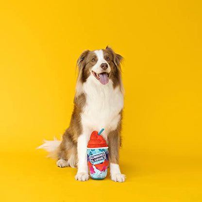 Fringe Studio Plush Dog Toy, SLOBBEREE SLUSHIEZ, Wagsdale Dog Toy Collection (289737) - color: Slushie