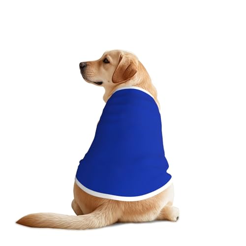 SWEET TANG Dog T-Shirt with UPF 50+ Sun Protection, Blue Lightweight Breathable Quick Dry for Medium Large Dogs, 3X-Large - color: Pattern (441), size: 3X-Large