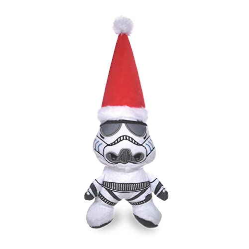 STAR WARS Dog Toy Storm Trooper Toy for Holidays | Santa Storm Trooper Dog Squeaky Toy Dog Chew Toy | Holiday Dog Toy Plush Toys | 6 Inch Small Dog Toy, (FF19330) - color: Storm Trooper Santa, size: 6 Inch