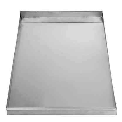41" x 26" Stainless Steel Replacement Pan for Dog Cage, Dog Crate Tray Replacement Pan for Feeding Bowl Leakproof Chew-Proof and Crack-Proof - size: 41"x26"