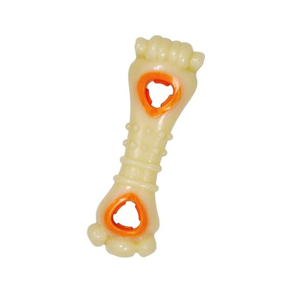 Nylabone Power Chew Knuckle Bone Pop-In Treat Toy for Dogs, Interactive Treat Dispensing Dog Chew Toys to Keep Them Busy, Slow Feeder, Long Lasting Chicken Flavor, Large Dogs - Up to 50 lbs - size: Large/Giant