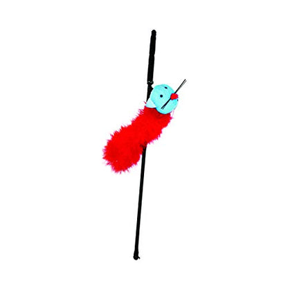 SPOT Ethical Pet Feather Boa Toy with Wand and Catnip Toy for Cat (2520)