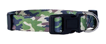 Native Pup Camo Dog Collar (Medium, Green) - color: Green, size: Medium (Pack of 1)