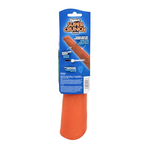 Chuckit! Super Crunch Fetch Stick Dog Toy - Durable TPR Material, Enticing Crunch Sounds, Compatible with Medium and Large Dogs, Mentally and Physically Engaging - 9.2 inches, for Breeds 20-100 lbs - style: Super Crunch Stick