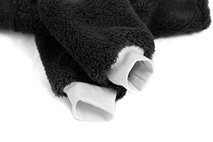 Esobo Fashion Winter Dog Warm Coat Jacket Four-Legged Neck Warm Pet Sweaters for Small Medium Large Dogs - color: Dark, size: X-Small