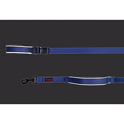 KONG Reflective Shock Absorbing Hands-Free Bungee Dog Leash 6' (Blue)