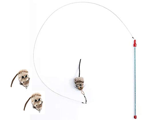 GoCat Cat Lures Catcher Cat Toy + 2 Refill Mouse - size: 1 Toy + 2 Refills, style: Mouse