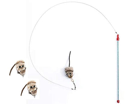 GoCat Cat Lures Catcher Cat Toy + 2 Refill Mouse - size: 1 Toy + 2 Refills, style: Mouse