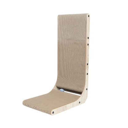 Best Pet Supplies Catify Cat Scratcher, Fun Interactive Scratchers, Posts, Poles, Claw Safe, Furniture Saver Indoor Play Support Natural Cat Behaviors Heavy Duty - L-Shape Scratcher, 16.5 x 11.4 - color: L-Shape - 16.5 x 11.4 x 26.77"