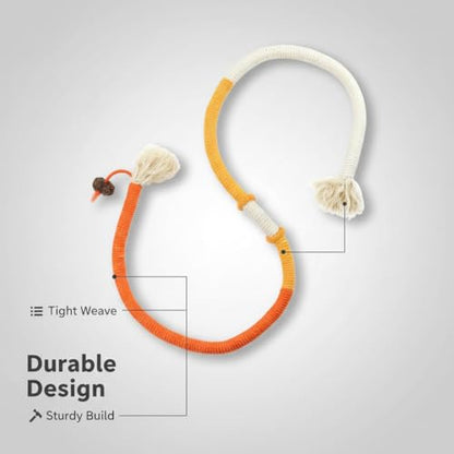Cat Chew Rope Durable Safe : 3Pcs Natural Organic Cotton Kitten Teething Toy for Indoor Cats, Catnip-Infused Chew Toys for Interactive Boredom Relief & Teeth Cleaning