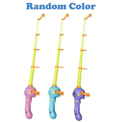 3 Pcs Magnetic Fishing Pole for Kids - Baby and Toddler Bath Toy for Bath, Pool (No Fishes Included)