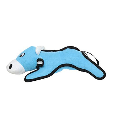 TUFFY World’s Tuffest Soft Dog Toy – Barnyard Series, Cow with Squeakers, Large, 2 Pack - color: Cow, size: Large 2 Pack