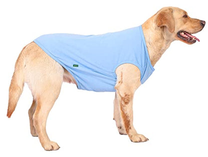 Blue Royal Dog & Cat Shirt, Unisex X-Small, 2-Pack, Cotton, Polyester, Solid, All-Season, Breathable, Stretchy, Lightweight - color: Blue & Royal, size: X-Small