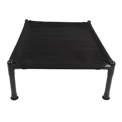 Asixxsix Elevated Dog Bed, Cooling Airflow Quick Assembly Raised Dog Cot Bed, with Oxford Fabric Steel Frame for Outdoor Indoor Camping Parks Backyard (L 150x100cm / 59.06x39.37in) - size: L 150x100cm / 59.06x39.37in