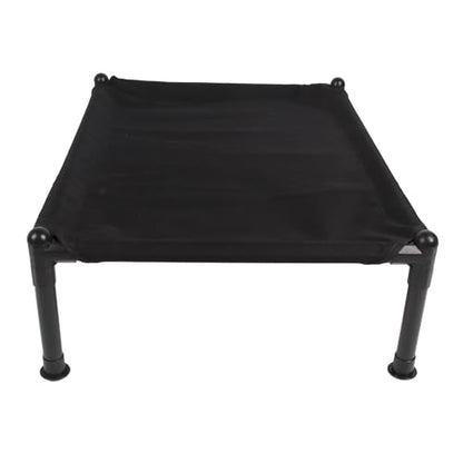Asixxsix Elevated Dog Bed, Cooling Airflow Quick Assembly Raised Dog Cot Bed, with Oxford Fabric Steel Frame for Outdoor Indoor Camping Parks Backyard (L 150x100cm / 59.06x39.37in) - size: L 150x100cm / 59.06x39.37in