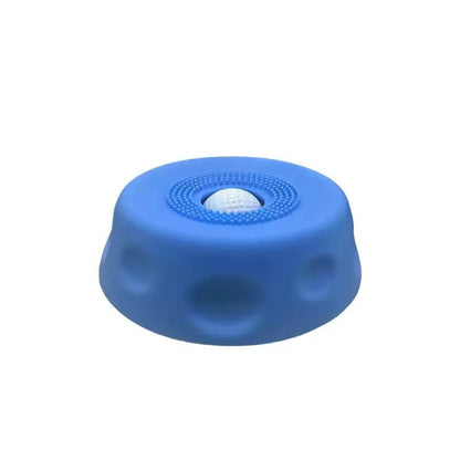 Slow Feeder Dog Bowls for Liquid Treats, Ball-in Interactive Bone Broth Dog Lick Bowl, 250ml Pup Lick Mat Toy for Large Medium Small Breeds, Ideal for Dietary Supplement & Post-op Nutrition (Blue) - color: Blue
