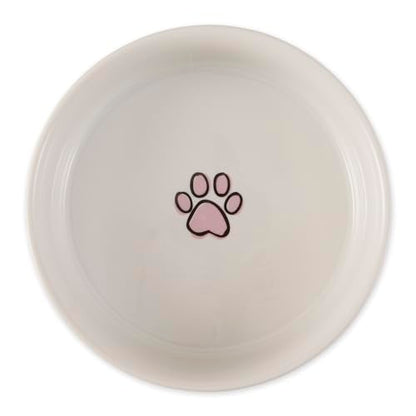 Bone Dry Ceramic Food Bowls, Non-Slip & Dishwasher Safe, Large Set, 7.5x2.4 Pansy Check - color: Pansy Petite Check, size: Large Set, 7.5x2.4"