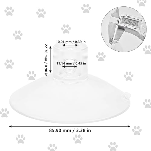 4 Pcs Thick Suction Cup Cat Perches - Classic Style Window Hammock Replacement for Cat Window Seat
