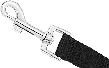 AMAGOOD Dog/Puppy Obedience Recall Training Agility Lead-15 ft 20 ft 30 ft 50 ft Long Leash-for Dog Training,Tie Out,Play,Safety,Camping (30Feet x 1Inch, Black) - color: Black, size: 1" x 30ft