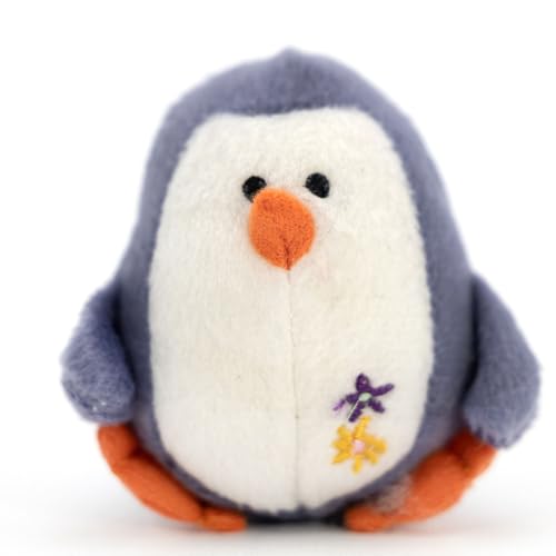 Jeffers 3" Plush Penguin Squeaker Dog Toy, Purple - Small Soft Plush Pet Toy with Squeaker, Lightweight Stuffed Toy for Puppies & Small Dogs, Indoor Play & Cuddle Time, Travel Friendly - 1 Pack - color: Purple