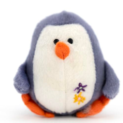 Jeffers 3" Plush Penguin Squeaker Dog Toy, Purple - Small Soft Plush Pet Toy with Squeaker, Lightweight Stuffed Toy for Puppies & Small Dogs, Indoor Play & Cuddle Time, Travel Friendly - 1 Pack - color: Purple