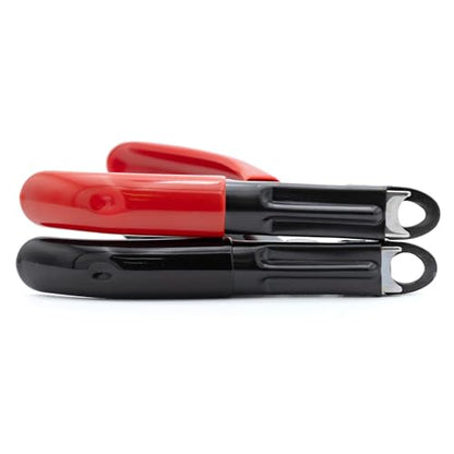 Jeffers Pet Nail Trimmer Large Hole Black – Guillotine Clippers for Dog, Cat, Puppy & Small Animal Grooming – Stainless Steel Blade, Non Slip Grip, Pet Grooming Tool for Home & Travel