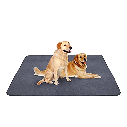 Peepeego Non-Slip Dog Pads Extra Large 72" x 72", Washable Pee Pads with Fast Absorbent, Reusable, Waterproof for Training, Whelping, Housebreaking, Incontinence, for Playpen - size: 72x72 Inch (Pack of 1)