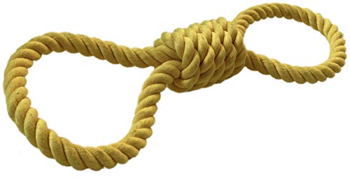 Mary & Kate Pets XL Dog Rope TUG Toy Set - for Aggressive CHEWERS and Big Puppies - Sturdy, Strong and Heavy Duty to Withstand Puppy Biting and Chewing (L, Multi Color)