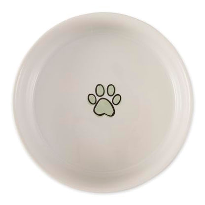 Bone Dry Ceramic Food Bowls, Non-Slip & Dishwasher Safe, Large Set, 7.5x2.4 Desert Sage Check - color: Desert Sage Petite Check, size: Large Set, 7.5x2.4"