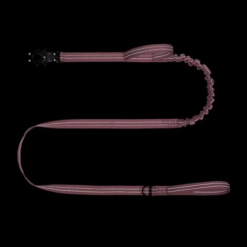 ICEFANG Tactical Dog Leash,K9 Training Walking Bungee Lead with 2 Control Handle,Heavy Duty Quick Release Metal Clasp,for Medium Large Breed (Pink, 6 FT) - color: Pink, size: 6 FT