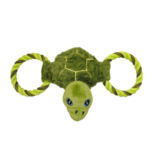 Jolly Pets Jolly Tug-a-Mal Turtle Tug/Squeak Toy, Small - color: Turtle, size: Small