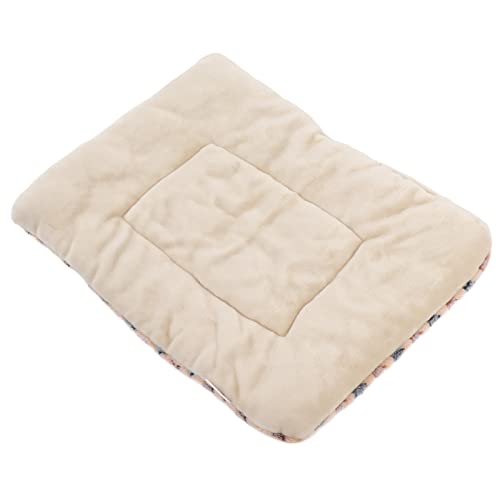 Warm Dog Blanket for Winter | Soft Flannel & Fleece Pet Bed Mat | Cozy Sleeping Blanket for Dogs/Cats/Small Pets | Machine Washable, Portable (M Size 55 * 42CM) - size: M size 55*42CM