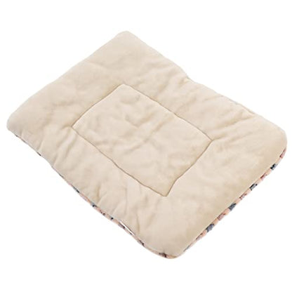 Warm Dog Blanket for Winter | Soft Flannel & Fleece Pet Bed Mat | Cozy Sleeping Blanket for Dogs/Cats/Small Pets | Machine Washable, Portable (M Size 55 * 42CM) - size: M size 55*42CM