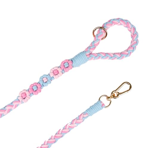 Dual Dog Leash,Double Dog 360 Swivel No Tangle Walking Leash,Comfortable Shock Absorbing Reflective Bungee for Two Dogs (Cotton Candy Dream) - color: Cotton Candy Dream