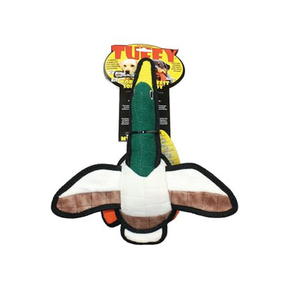 TUFFY World’s Tuffest Soft Dog Toy – Barnyard JR Series, Duck with Squeakers - color: Duck, size: Jr