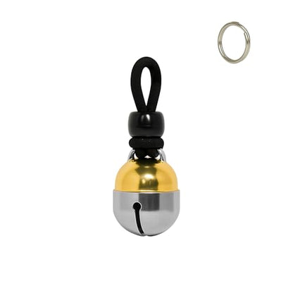 Noble Bells - Handmade in USA, Extra Loud Collar Bell for Cats and Dogs, Premium Brass and Nickel Silver - size: Small