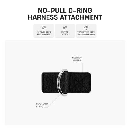 D-Ring No-Pull Harness Attachment by Dog Friendly Co. - size: S-XL