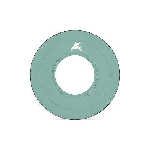 OllyDog Super Flyer, Floating Dog Disc for Water Play – Soft Durable Dog Fetch Toy, Eco-Friendly Recycled Material, Gentle on Teeth, Lightweight Flying Disc for Medium, Large Dogs (Surf, 11") - color: Surf, size: 11 Inches