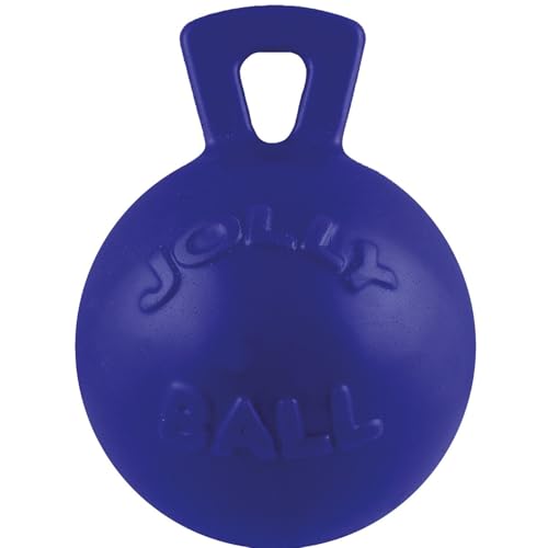 Jolly Pets Tug-n-Toss Dog Toy Ball with Handle, 10" XL, Red - color: Red, size: XL (10 in)