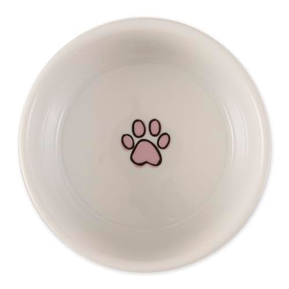 Bone Dry Ceramic Food Bowls, Non-Slip & Dishwasher Safe, Small, 4.25x2 Pansy Check - color: Pansy Petite Check, size: Small Set, 4.25x2"