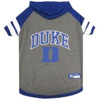 NCAA Duke Blue Devils Hoodie for Dogs & Cats, X-Small Collegiate Licensed Dog Hoody Tee Shirt. Sports Hoody T-Shirt for Pets. College Sporty Dog Hoodie Shirt. - color: Duke Blue Devils, size: X-Small