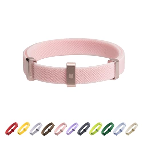 Safety Cat Collar - U.S. IDA Gold Awarding Design, Stretch Elastic Quick Release, Non Breakaway - Light Weight for Kitten, Neck Fit 5.9'-11.8' for All Small Large Cat,S(Blush Pink) - color: Blush Pink, size: S (5.9-11.8 inch)